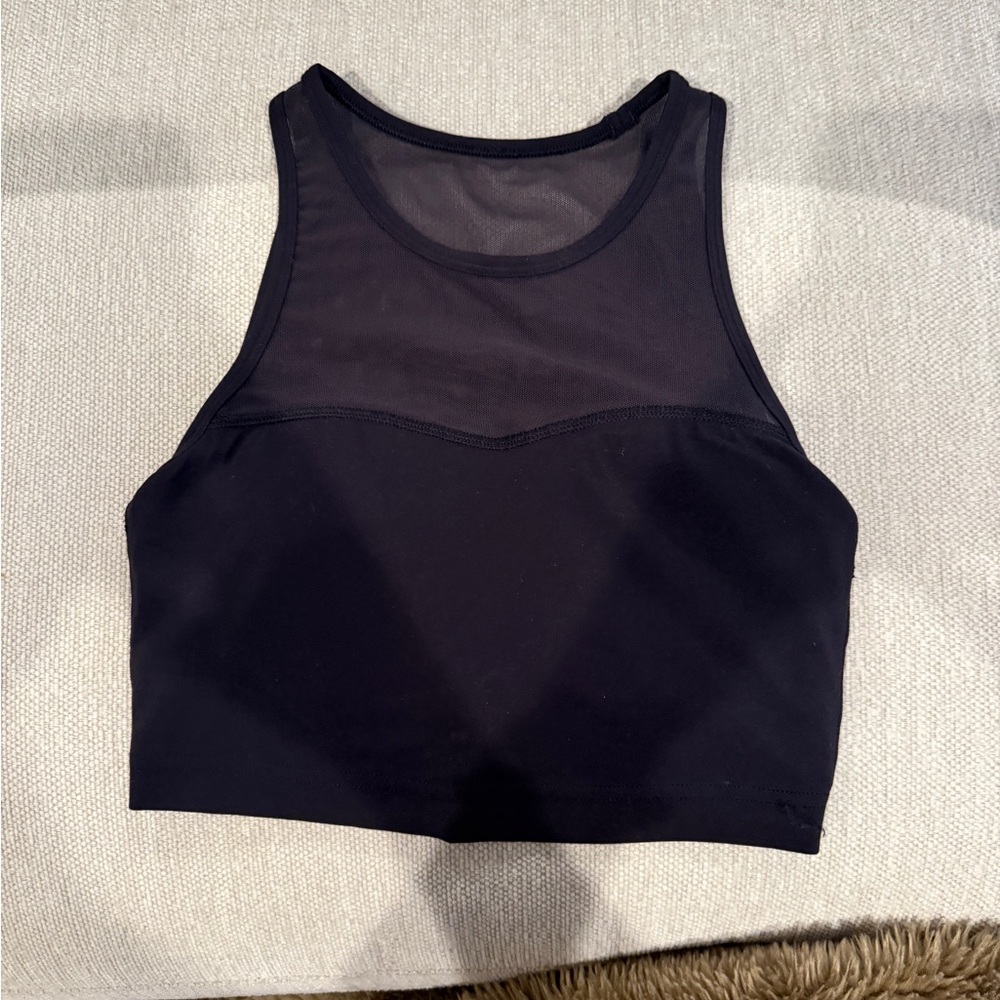 Seamless Black Sports Bra
